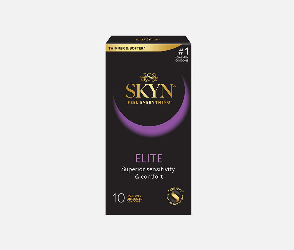 SKYN Elite Condoms for an exceptionally sensitive and sensual feeling. SKYN Elite Condoms for an exceptionally sensitive and sensual feeling.