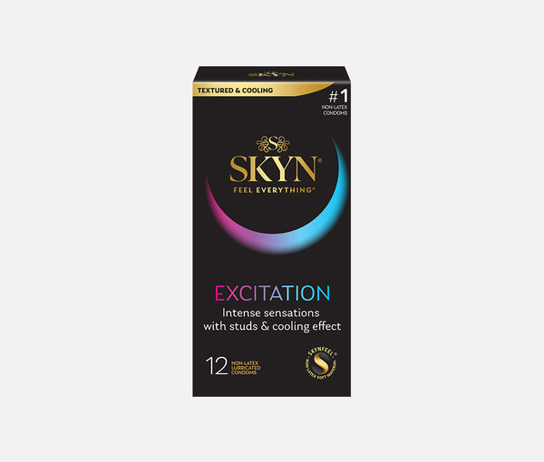 SKYN® Excitation condoms for intense stimulation and maximum pleasure